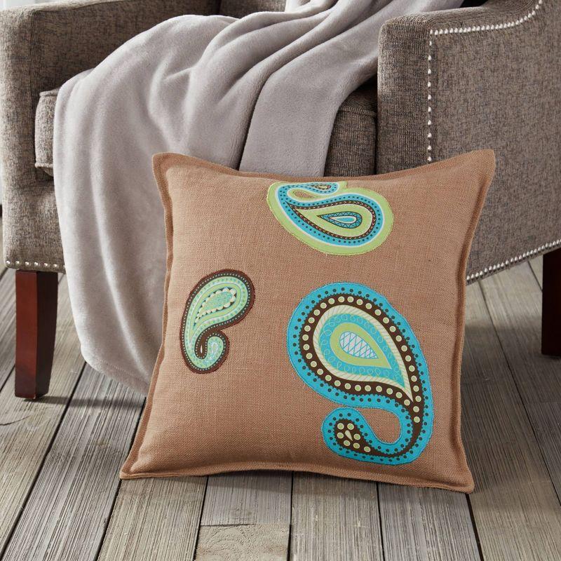 Appliqued Throw Pillow