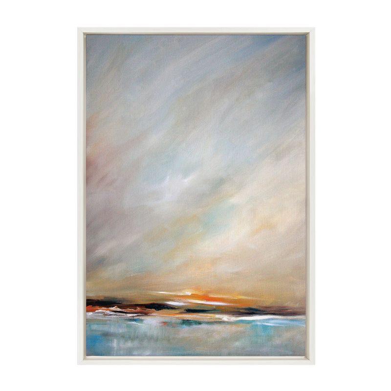 Sylvie Day's End Framed Canvas by Mary Sparrow - Kate & Laurel All Things Decor