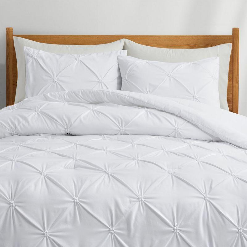 Peace Nest Box Stitch Geometric Shapes Comforter Set (Set of 3)