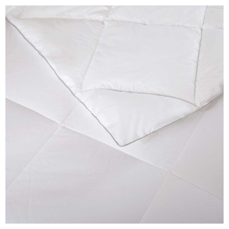 White Full/Queen Quilted Cotton Down Alternative Comforter