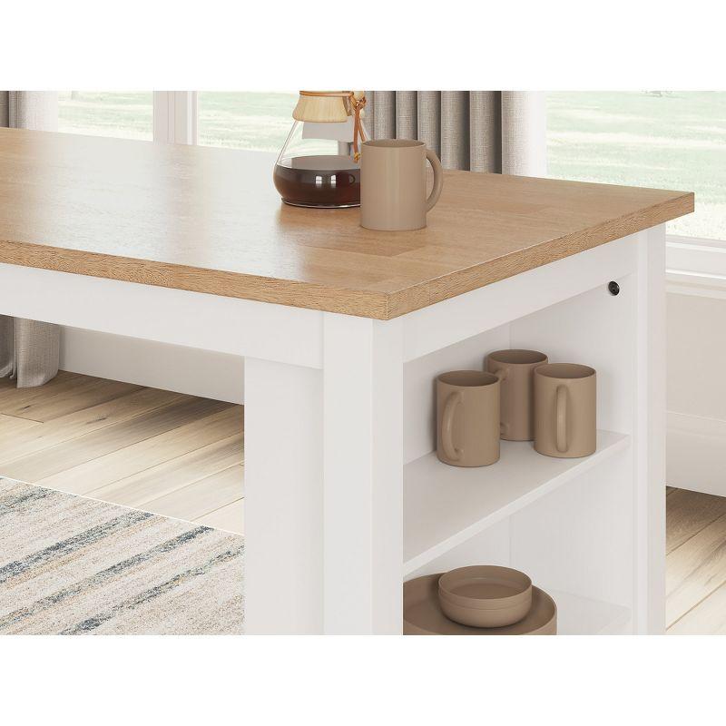 Signature Design by Ashley Gesthaven Counter Height Dining Table with Butcher Block Top