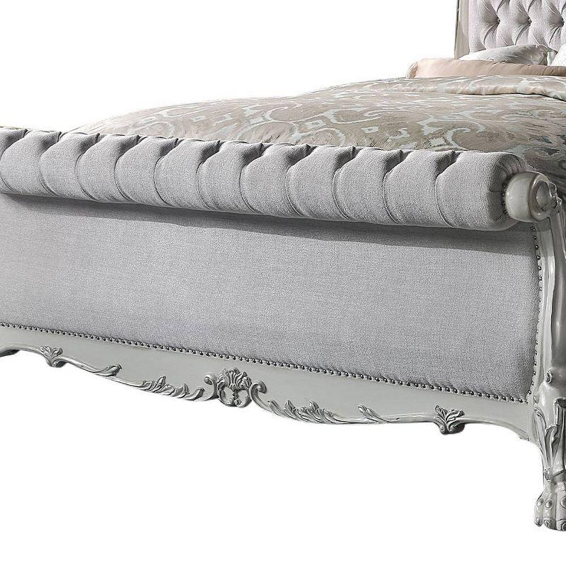 Acme Furniture Queen 103" Dresden Bed Bone White Finish