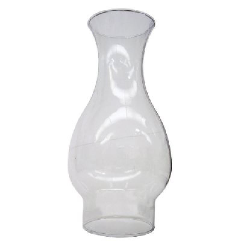 Clear Glass Flared Top Oil Lamp Chimney 8.5"