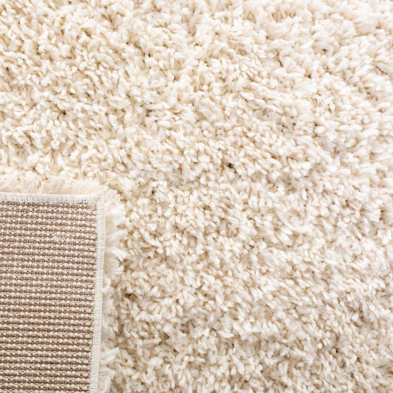 August Shag AUG200 Power Loomed Indoor Area Rug - Ivory - 8'x10' - Safavieh