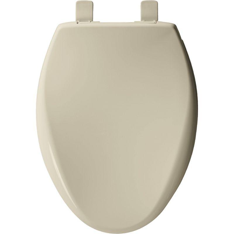 Mayfair by Bemis Affinity Soft Close Plastic Toilet Seat with Easy Cleaning and Never Loosens