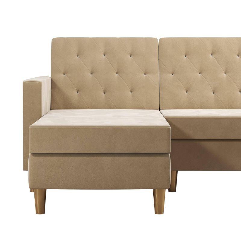 Liberty Upholstered Reversible Chaise Sectional with Storage