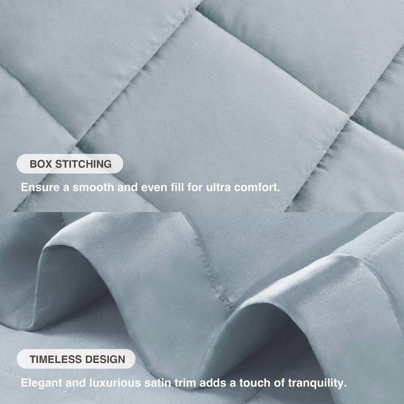 Madison Park Lightweight Down Alternative Blanket with Satin Trim
