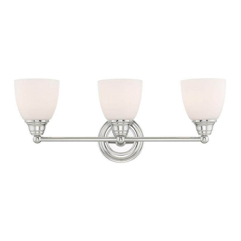Livex Lighting Somerville 3 - Light Vanity in  Polished Chrome