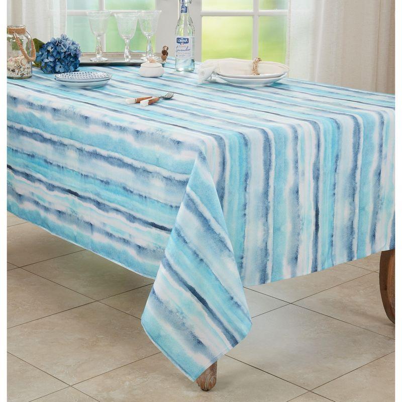 Saro Lifestyle Watercolor Print Tablecloth