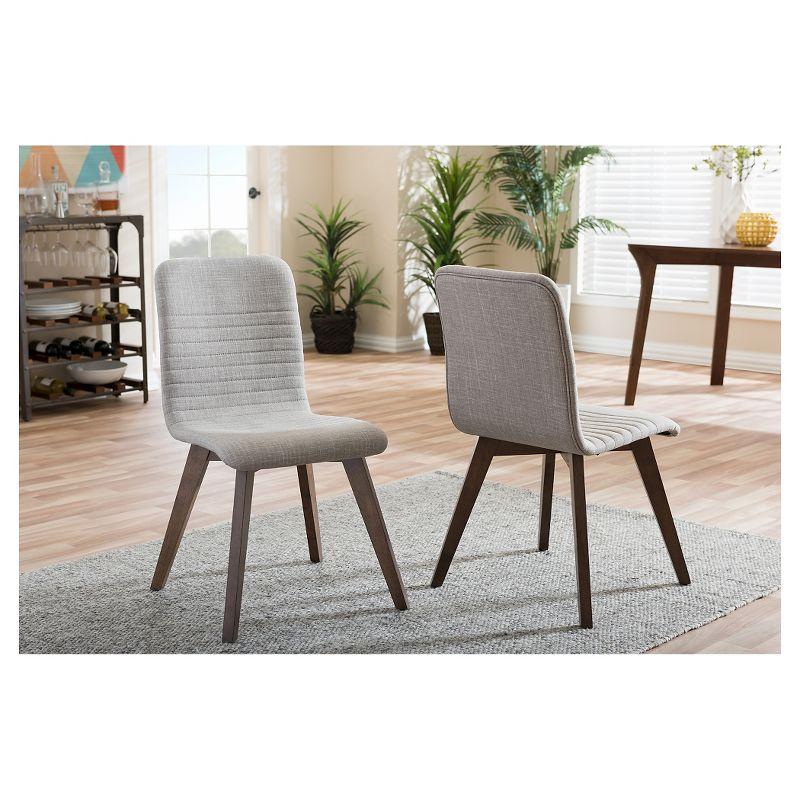 Set of 2 Sugar Mid-century Dining Chairs - Baxton Studio