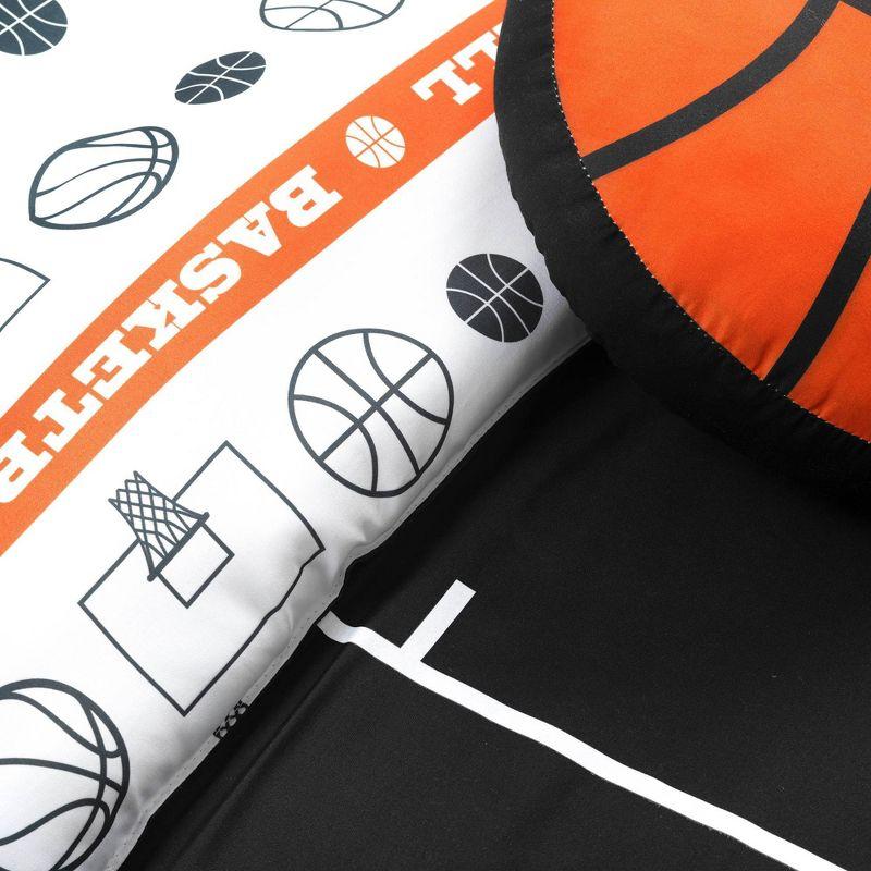 Kids' Basketball Game Reversible Oversized Comforter - Lush Décor