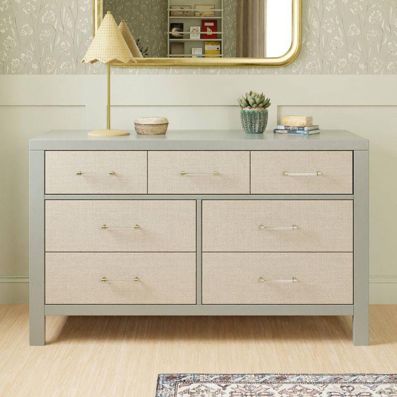 Eloise 7 Drawer 19" W Double Dresser