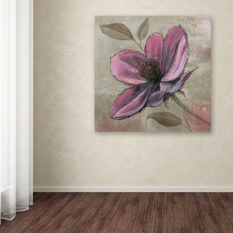 Trademark Fine Art " Plum Floral III " by Emily Adams Painting Print