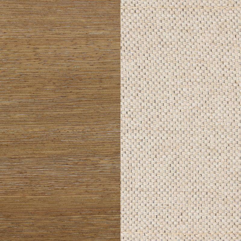 Nathan James Upholstered Wooden Stool