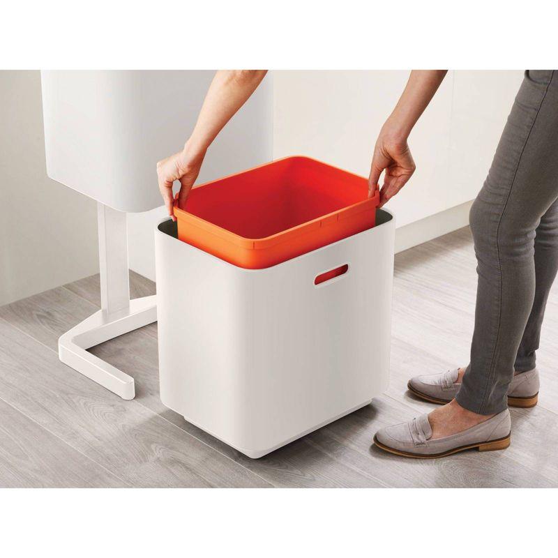 Joseph Joseph Totem Waste & Recycling Dual Kitchen Trash Can