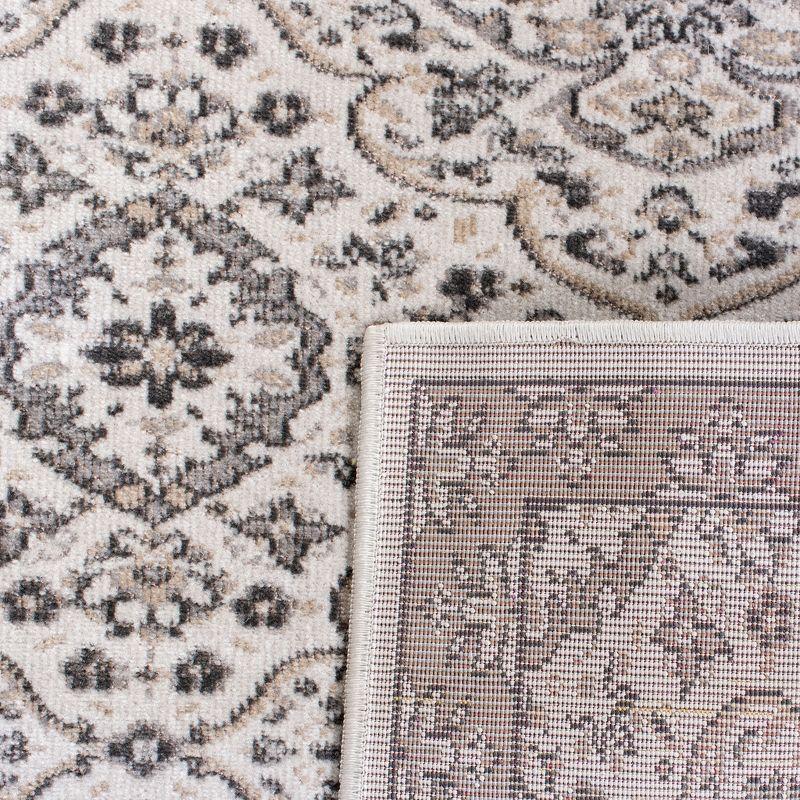 Montage MTG283 Power Loomed Indoor/Outdoor Area Rug - Ivory/Grey - 4'x6' - Safavieh.