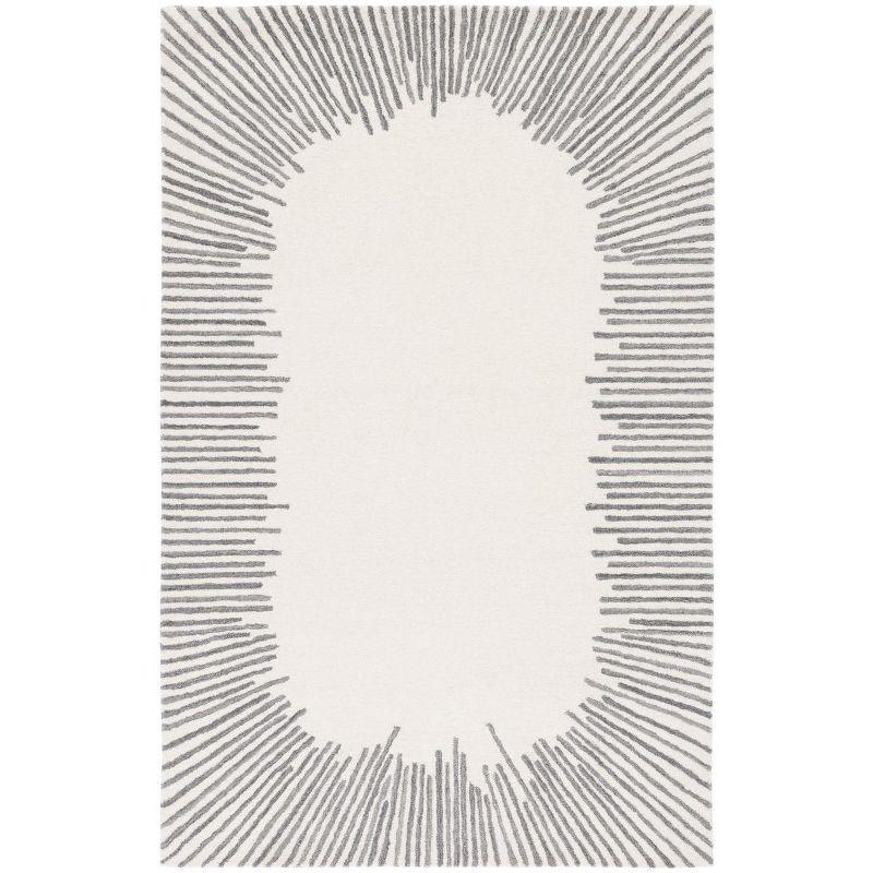 Fifth Avenue FTV129 Hand Tufted Indoor Area Rug - Ivory/Grey - 8'x10' - Safavieh