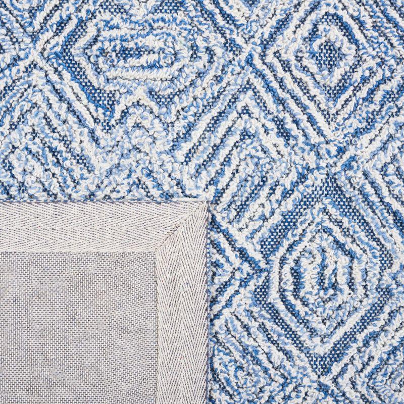 Textural TXT201 Hand Tufted Area Rug - Blue/Ivory - 5'x8' - Safavieh.