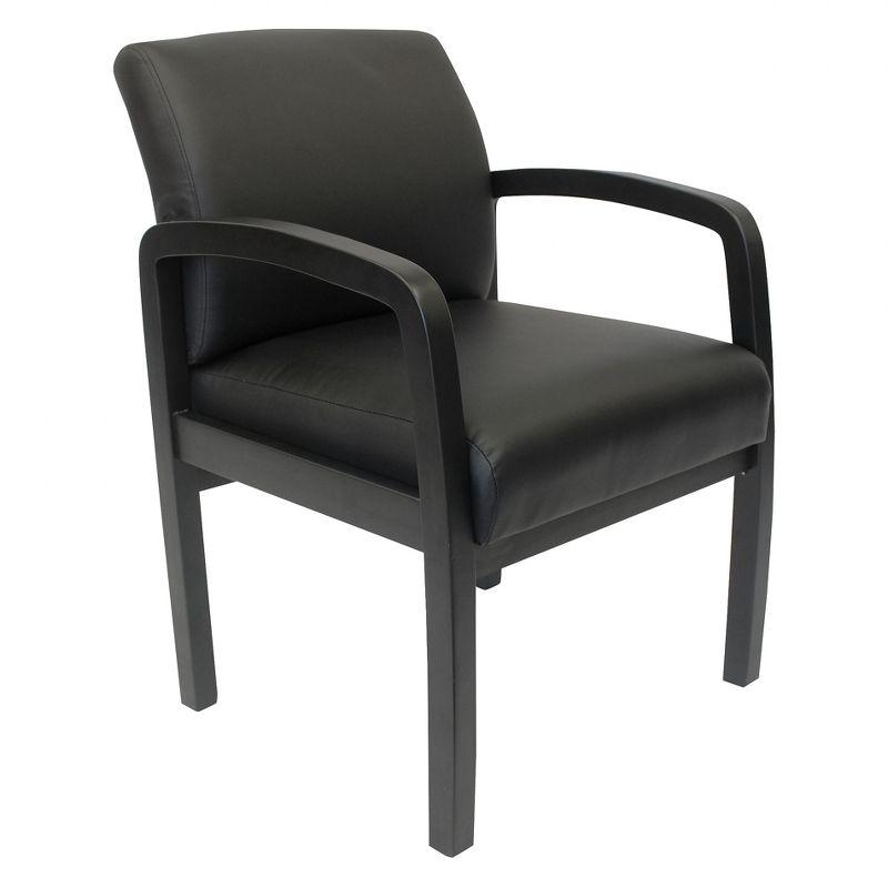 Black LeatherPlus Office Guest Reception Chair