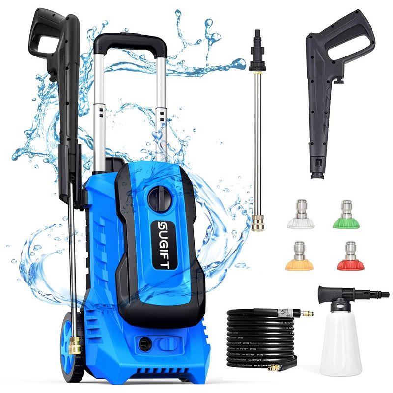 SUGIFT 3300 Max PSI 1.8 GPM Electric High Pressure Washer