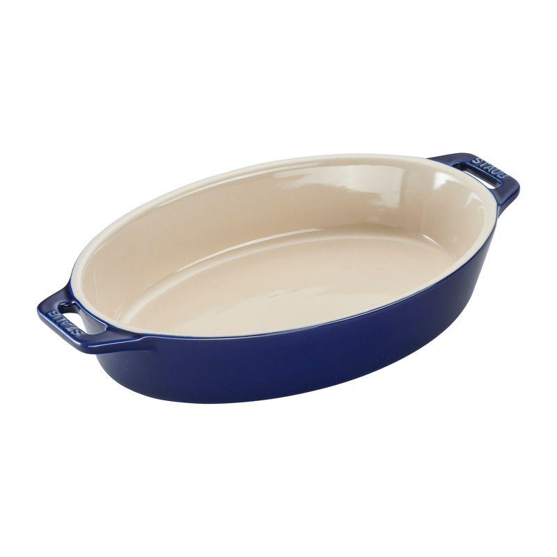 Staub Ceramic Baking Pans Set, Casserole Dish with Lid, Brownie Pan