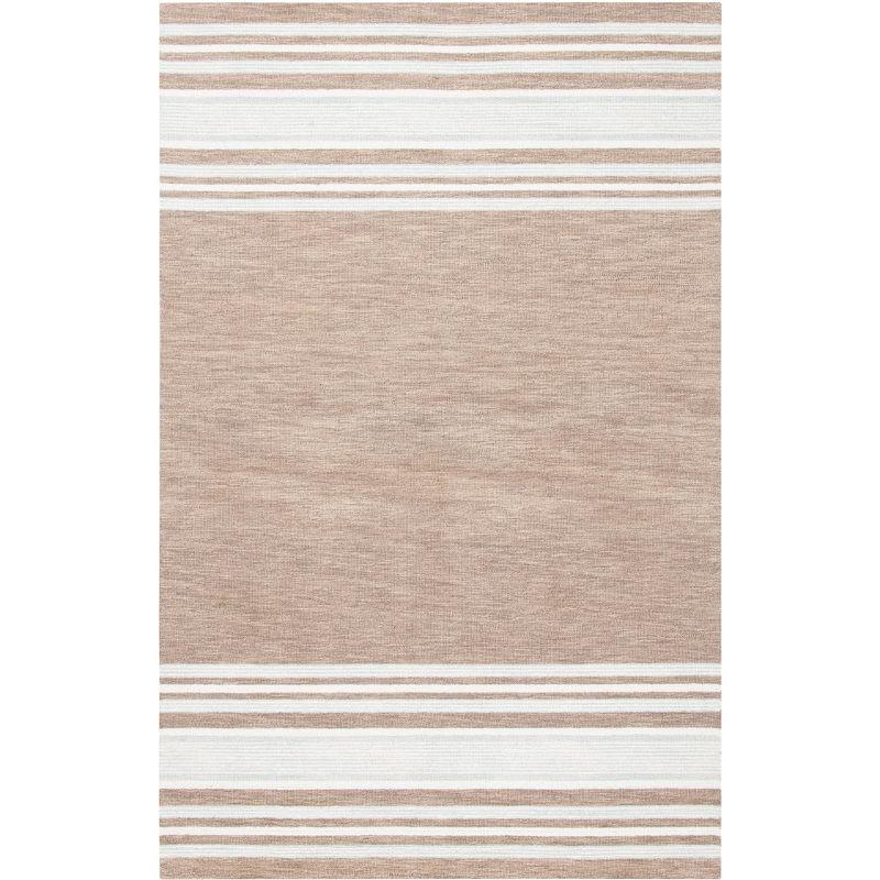 Metro MET602 Hand Tufted Indoor Accent Rug - Brown/Ivory - 3'x5' - Safavieh