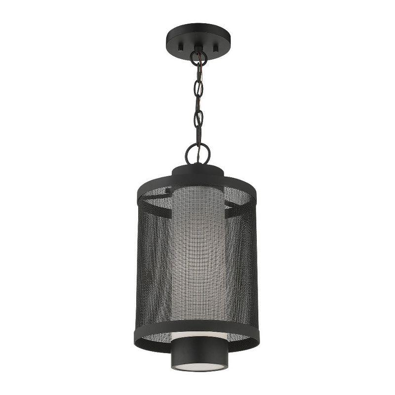 Livex Lighting Nottingham 1 - Light Pendant in  Textured Black