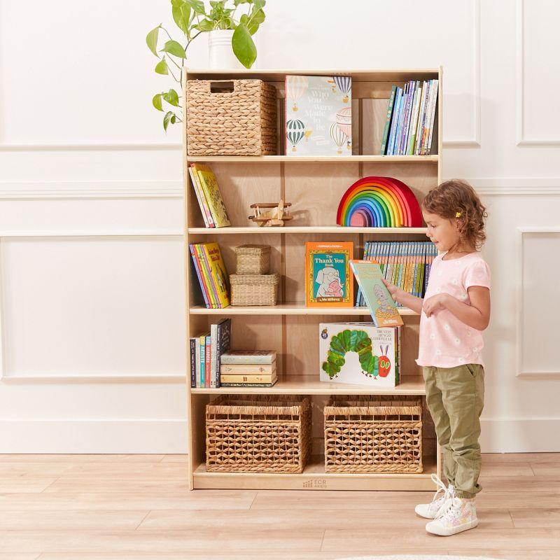 ECR4Kids ECR4Kids Classic Bookcase, 60in, Adjustable Shelves