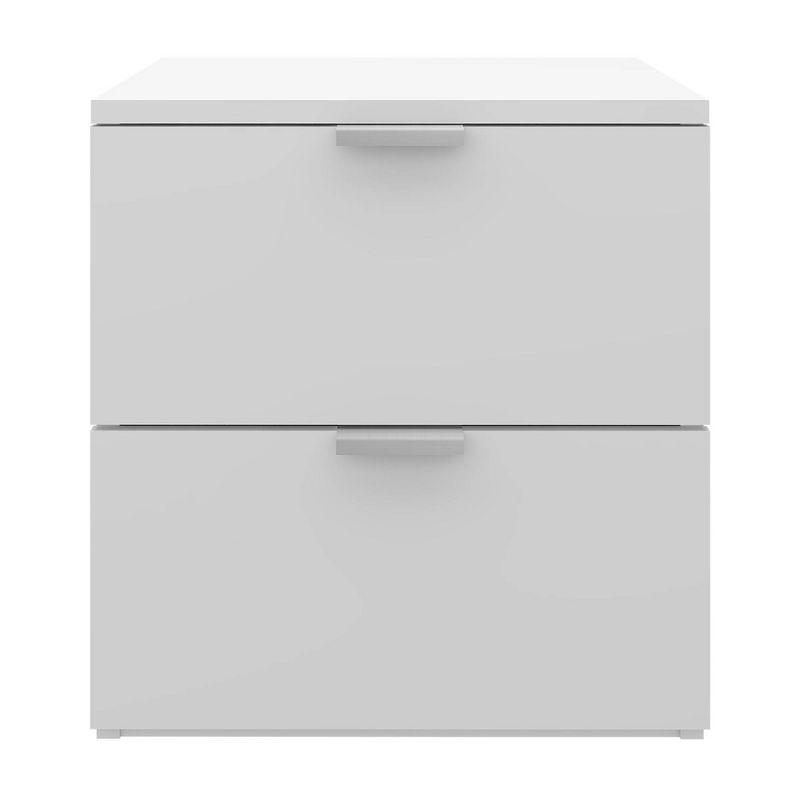 Delmar Wood 2 Drawer Nightstand Matte - Hillsdale Furniture