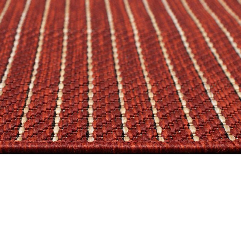 Liora Manne Carmel  Indoor/Outdoor Area Rug  Chili..