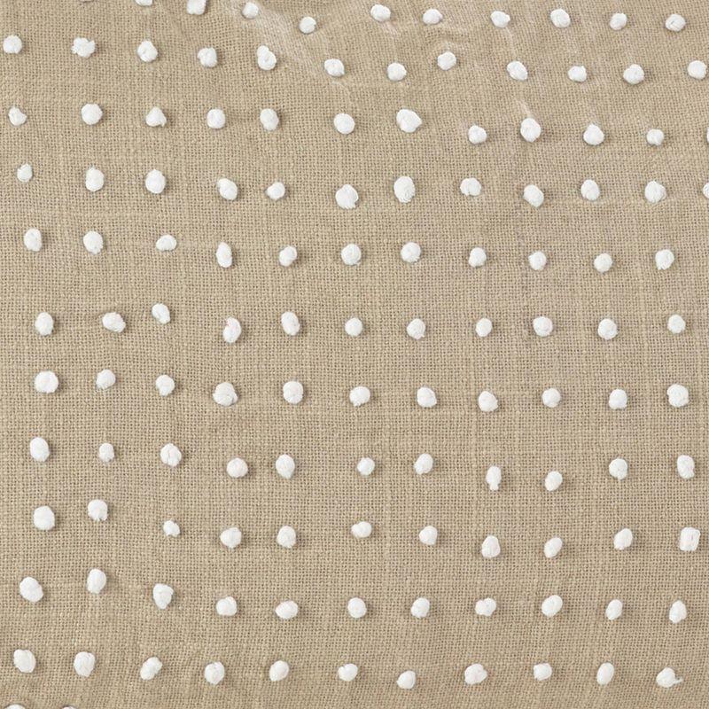 Leilani French Knot Design Throw Pillow Natural - Saro Lifestyle