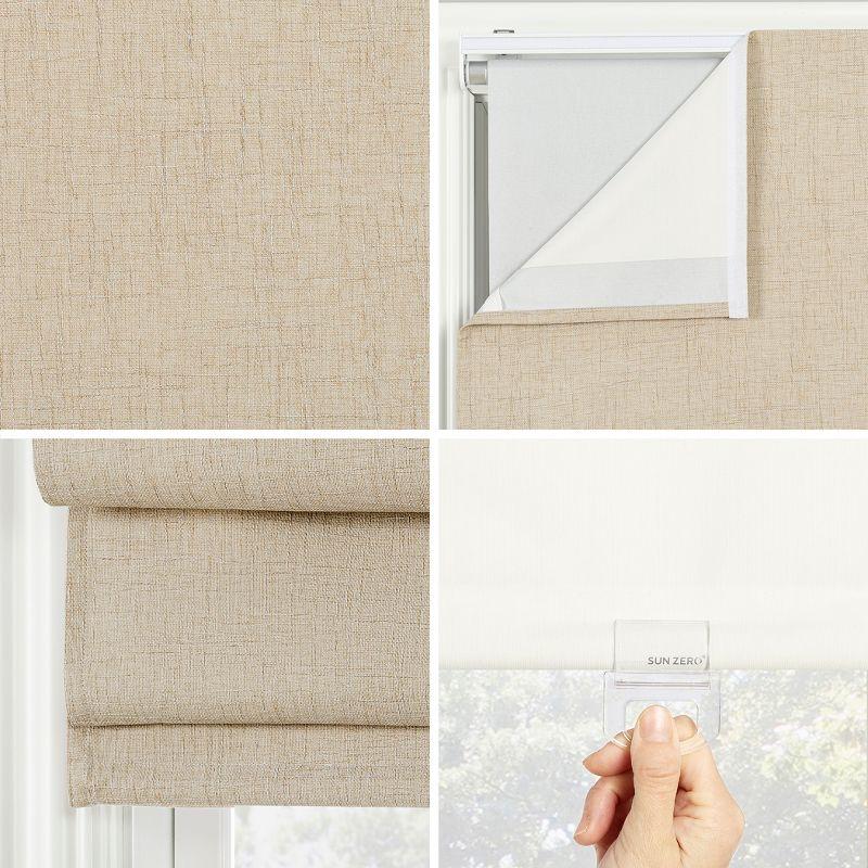 Sun Zero Thermal 100% Blackout Cordless Roman Shade