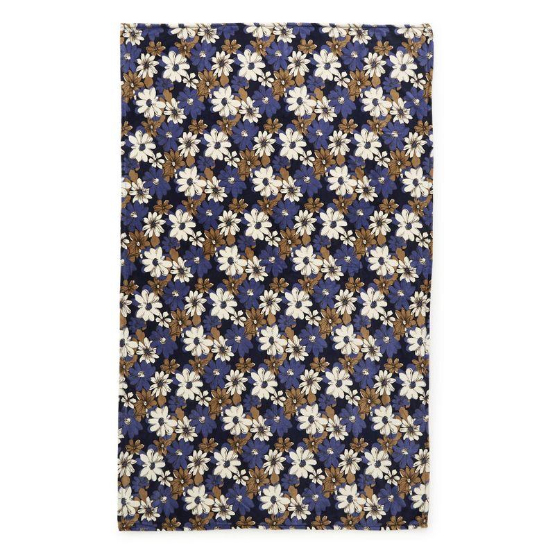 Vera Bradley Women's Outlet Fleece Essential Throw Blanket Trellis Floral White