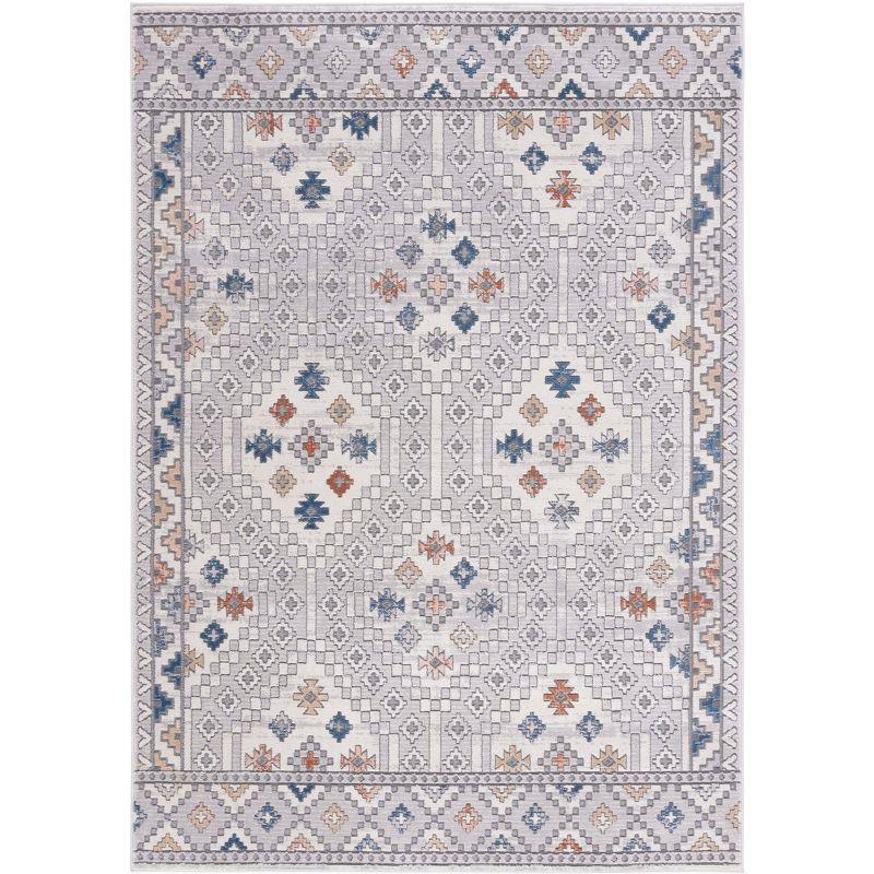 Eternal Charm Transitional Gray Wool Blend 63'' Area Rug