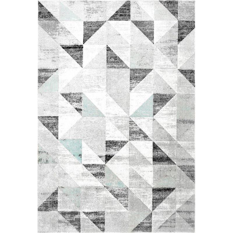 Nicole Miller New York Patio Sofia Holly Transitional Geometric Indoor/Outdoor Area Rug