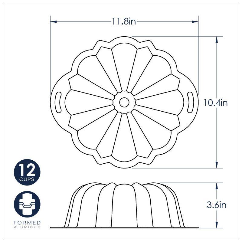 Nordic Ware Nordic Ware Bundt Anniversary 12 Cup Formed Aluminum Pan