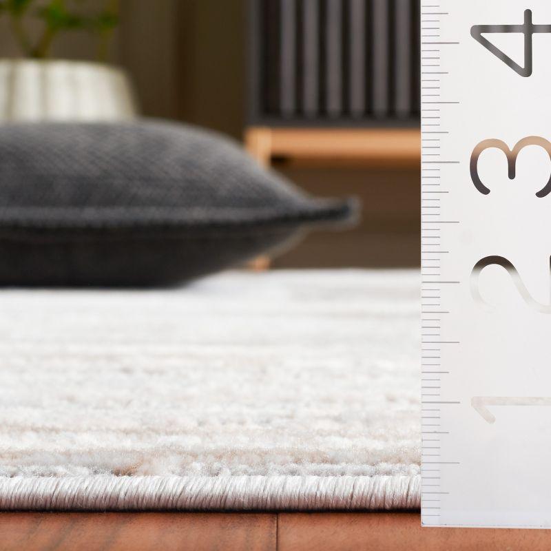 Lagoon LGN518 Power Loomed Area Rug - Grey/Beige - 5'5"x7'7" - Safavieh