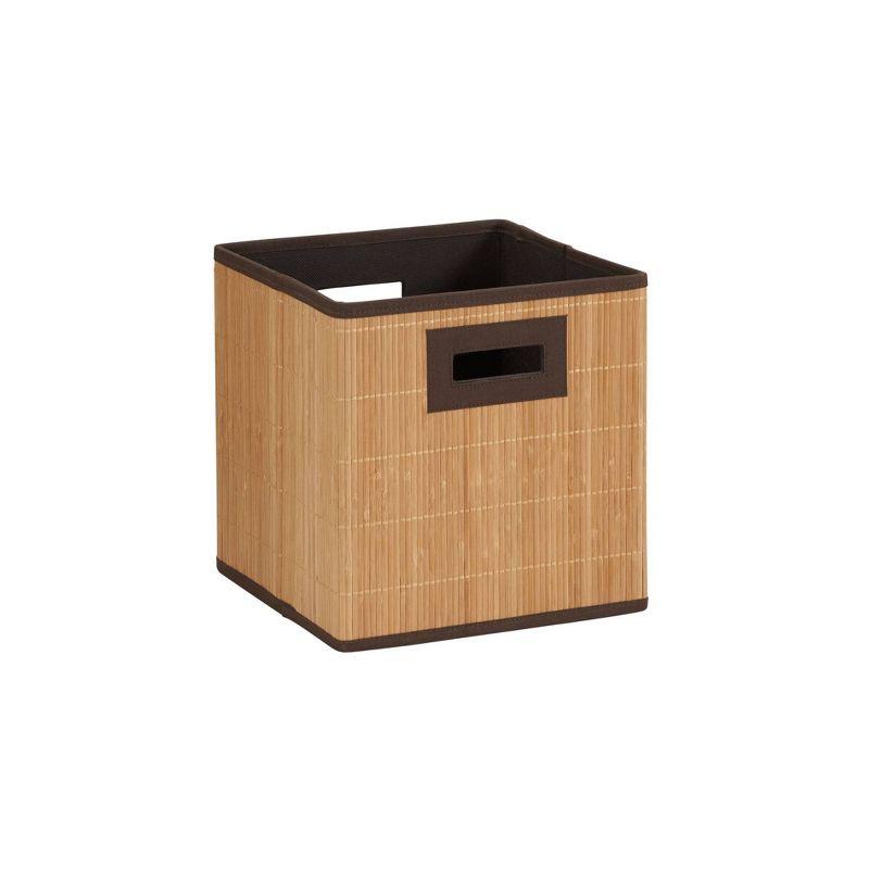 Household Essentials Bamboo Bin (Set of 3)