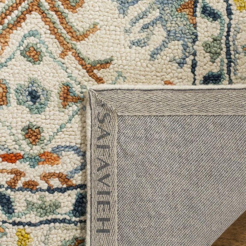 Aspen APN310 Hand Tufted Indoor Accent Rug - Ivory/Blue - 3'x5' - Safavieh