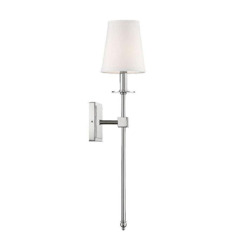 Savoy House Monroe 1 - Light Wall Light in  Polished Nickel