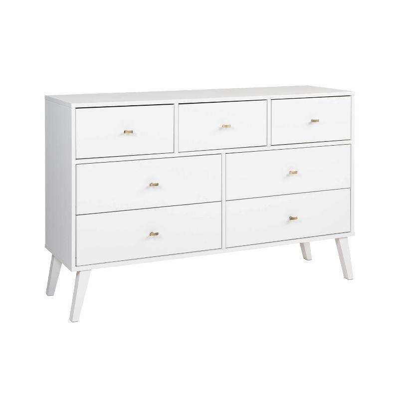 7 Drawer Milo Mid-Century Modern Dresser - Prepac