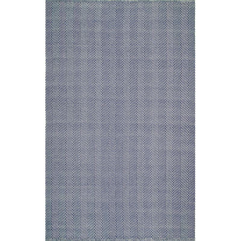 Cotton Hand Loomed Herringbone Cotton Rug - nuLOOM