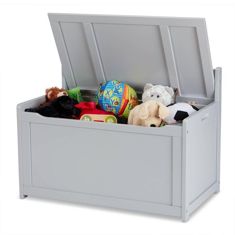 Melissa & Doug Wooden Toy Chest - Gray