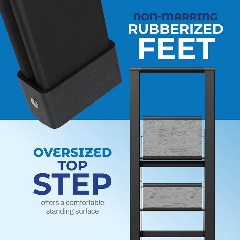 3 - Step Steel Lightweight Folding Step Stool