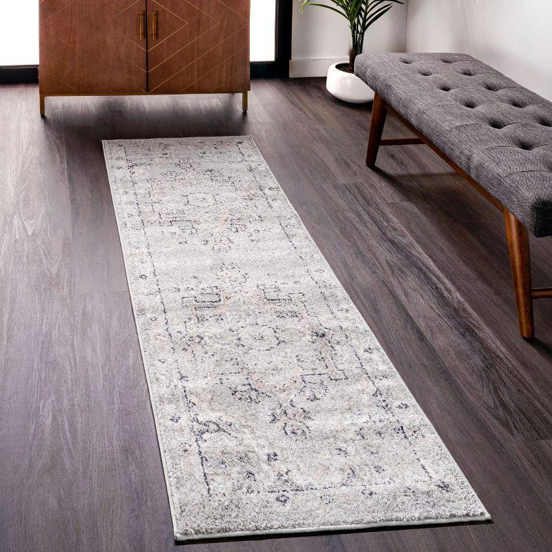 Nuloom Gena Distressed Transitional Medallion Indoor Area Rug