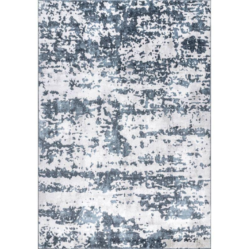 Ginny Contemporary Speckled Abstract Area Rug Blue - nuLOOM