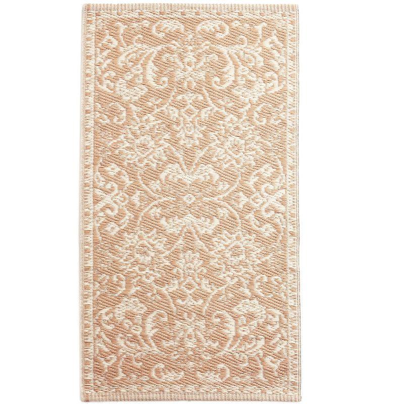 The Lakeside Collection Outdoor Decorative Patio Mats - Sand Accent