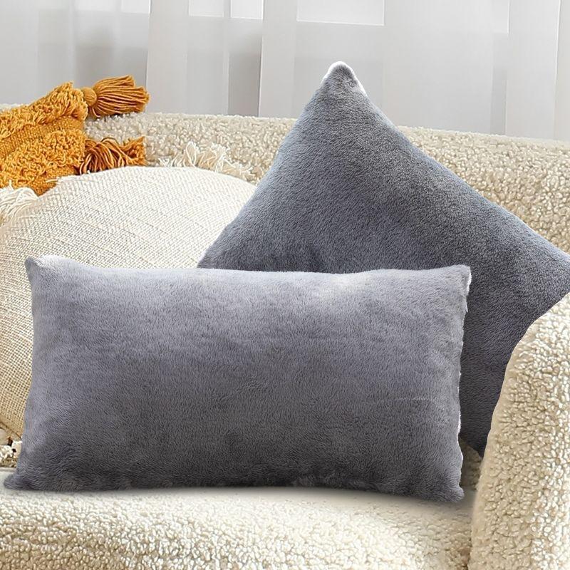 Cheer Collection Reversible Throw Pillow (Set of 2)