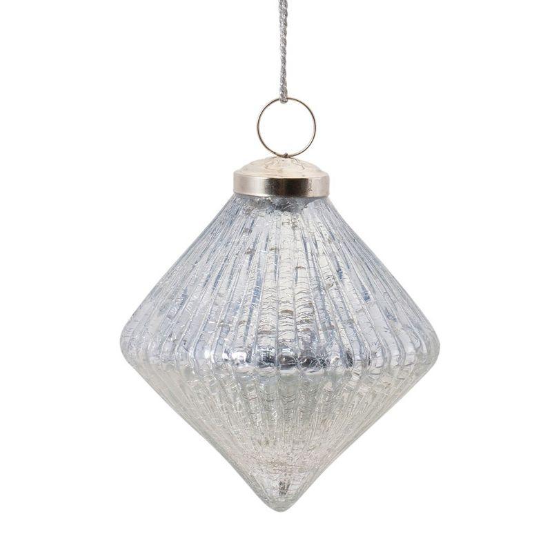 Melrose Textured Mercury Glass Ornament (Set of 6)