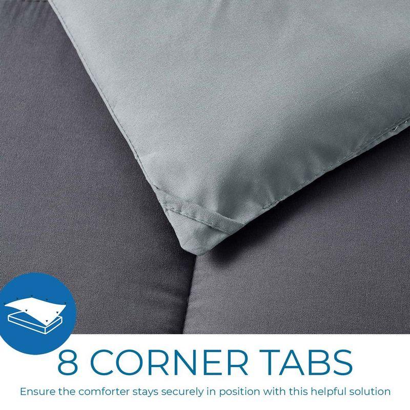 Nestl Nestl All Season Solid Lightweight Down Alternative Reversible Comforter